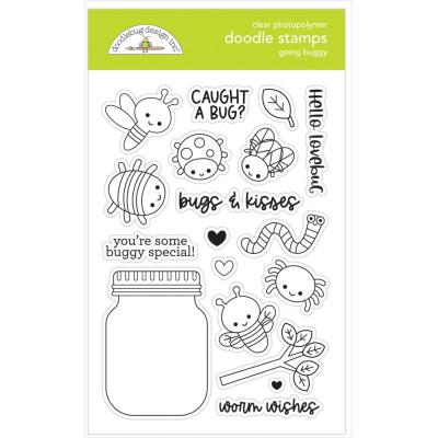 Doodlebug Happy Haunting Clear Stamps - Going Buggy